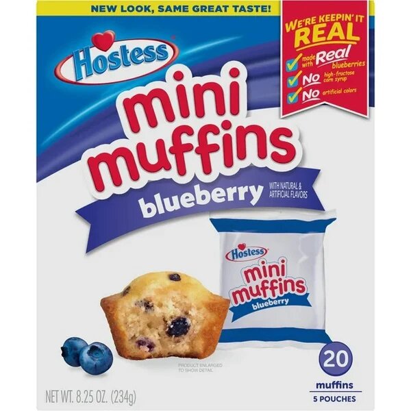 Hostess Mini Muffins Blueberry 234g