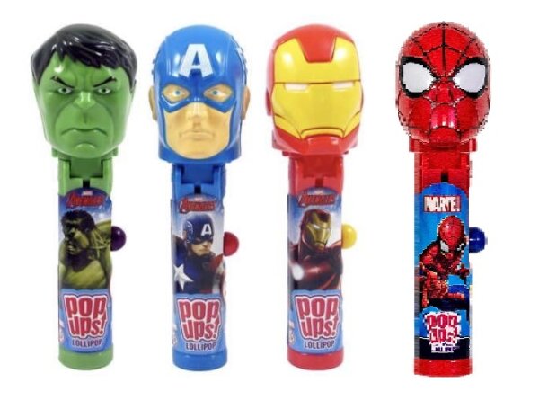 Marvel Pop Up Lollipop 10g